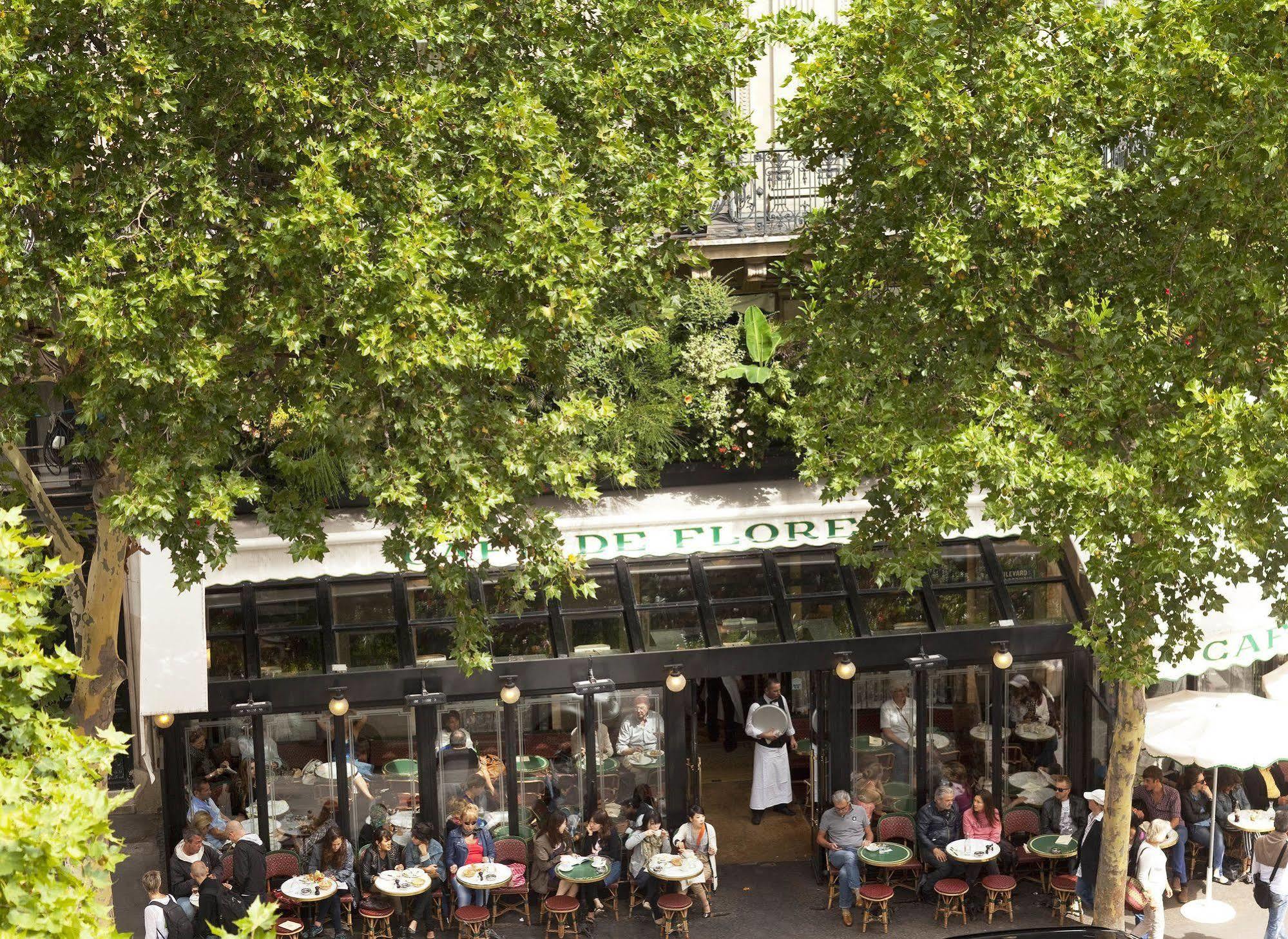 Hotel Au Manoir Saint Germain Paris Exterior foto